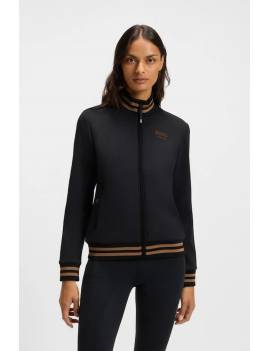 sudadera mujer equitacion negro boss equestrian modelo ava vista superior
