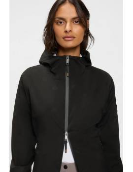chubasquero impermeable negro largo mujer equitacion boss equestrian modelo lara parte superior