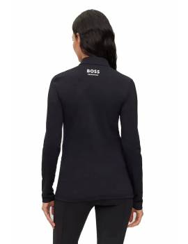 camiseta tecnica mujer manga larga equitacion boss equestrian espalda