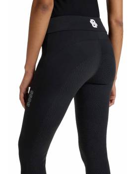 leggins de montar mujer negro boss equestian vista trasera modelo harriet