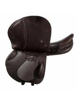 silla de montar marrón prestige xmeredith faldon