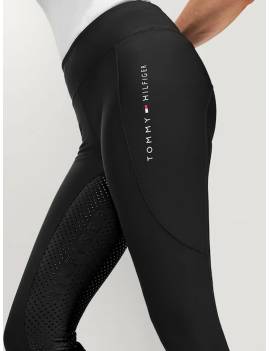leggins de montar negro mujer tommy hilfiger modelo devon