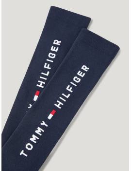 calcetines largos equitacion azul marino tommy hilfiger modelo riga detalles