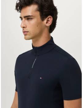camiseta tecnica para montar de tommy hilfiger equestrian modelo rialto azul marino