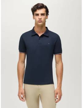 polo de vestir azul marino de tommy hilfiger equestrian modelo davis