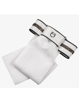 plastron para doma con brillantes equestro