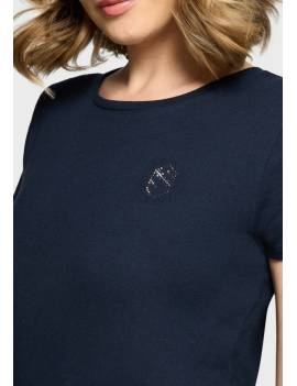 camiseta samshield manga corta mujer samshield con logo parte superior