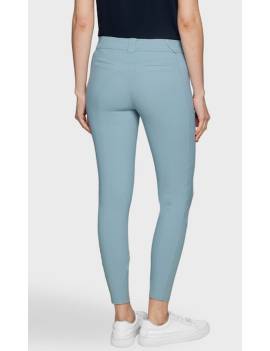 pantalon de montar azul celeste de samshield vista trasera