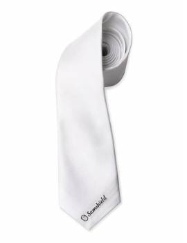 Corbata SAMSHIELD logo y letras