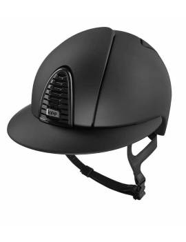 Casco equitación kep italia Cromo matt 2.0 visera ancha negro mate