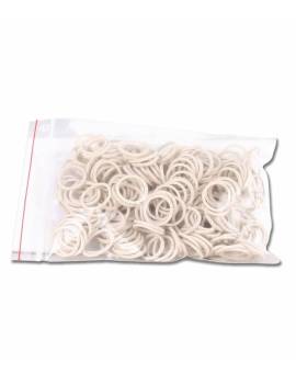 Gomas para trenzar crin caballo clásicas 50g waldhausen blancas