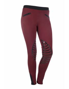 Leggins HKM STARLIGHT granates