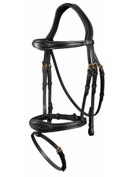 Cabezada de montar muserola anatomica DYON de DYON COLECCTION DYABAB B134 negra 2