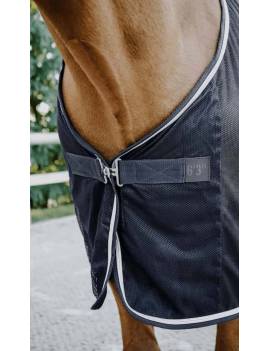 manta antimoscas caballo equitheme serenity azul marino pecho