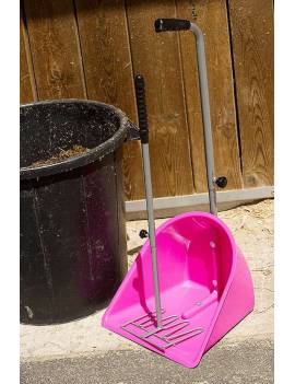 recogedor estiercol caballo hippotonic rosa