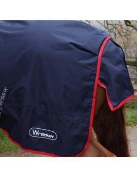 grupa manta impermeable caballo azul ribete rojo john whitaker 100gr