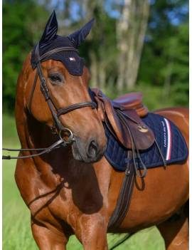 orejeras caballo azul marino con logo tommy hilfiger equestrian lexington