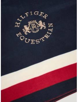 detalle logo manta polar secante tipo manta caballo tommy hilfiger hillsdale