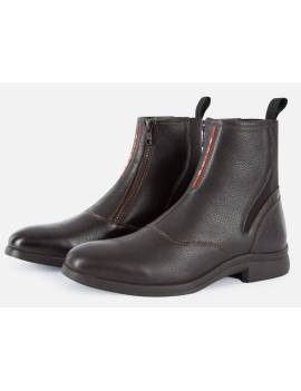botines equitación cuero suave animo italia zaisho