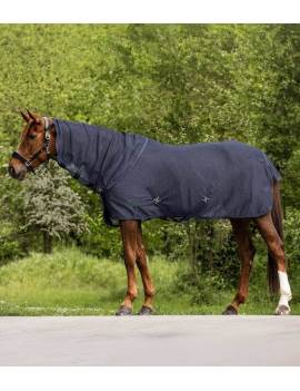 Cuello para manta antimoscas caballo WALDHAUSEN COMFORT azul marino