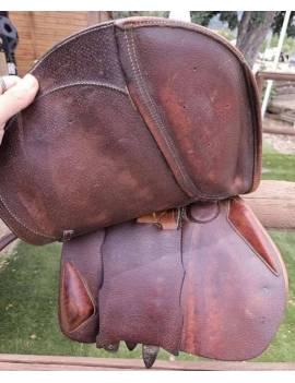 Montura salto segunda mano niño poni devocoux faldon 2