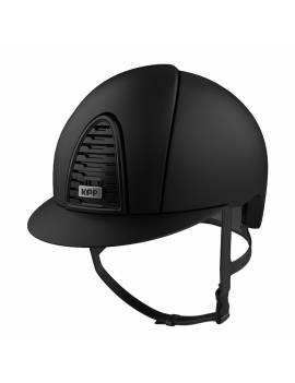 Casco KEP ITALIA cromo MATT 2.0 negro visera normal parte frontal
