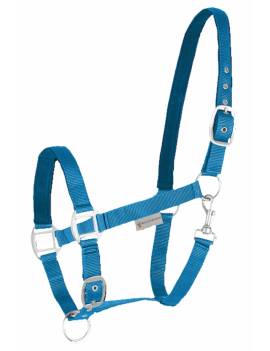 cabezada de cuadra caballo color azul eléctrico de WALDHAUSEN modelo SATIN