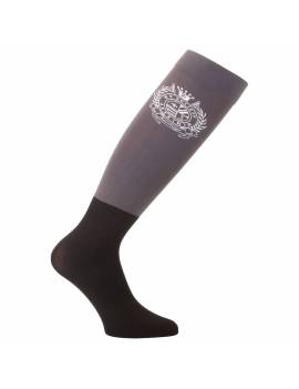 calcetines largos de montar hv polo color gris