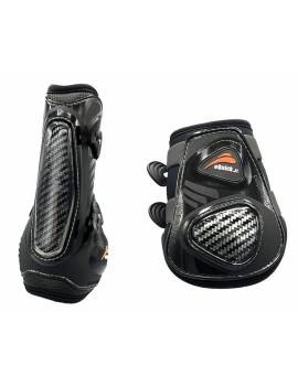 Protectores delanteros caballo carbono con gel eQuick eCARBON negro