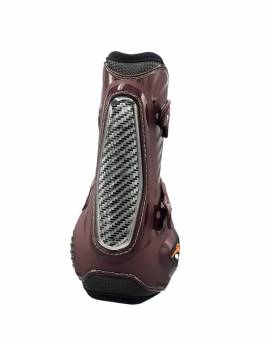Protectores delanteros caballo carbono con gel eQuick eCARBON marrón