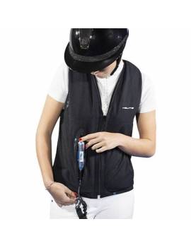 chaleco airbag helite zip in 2 bombona co2 equitacion