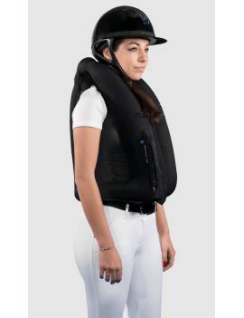 chaleco airbag helite zip in 2 hinchado frontal proteccion jinete