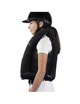 chaleco airbag helite zip in 2 lateral hinchado seguridad equitacion