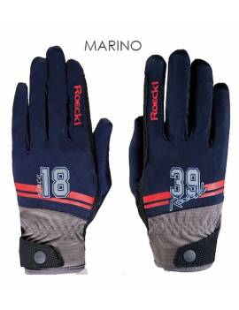 guantes equitacion roeckl mayfail azul 18