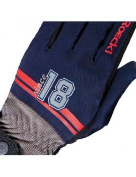 detalle guantes equitacion roeckl mayfail azul 18