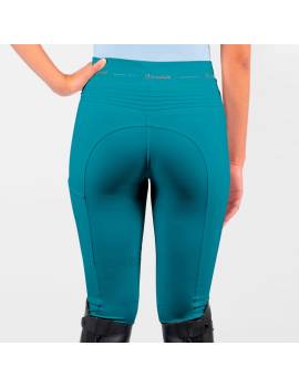vista desde atrás leggins de montar mujer samshield alpha verde