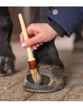 pincel para engrasar cascos caballo