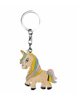 Llavero de madera de unicornio de waldhausen