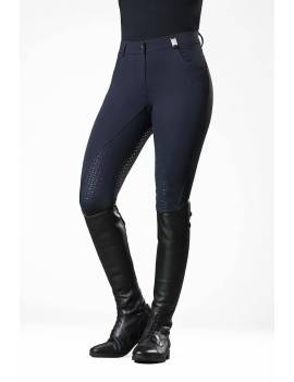 pantalon de montar BILBAO de HKM color azul marino 1