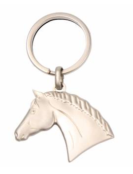 Llavero de plata cabeza de caballo