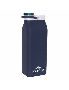botella de agua flexible silicona hv polo azul