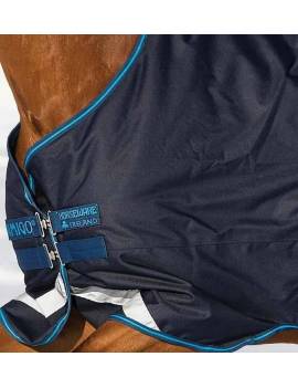 cierres pecho manta impermeable caballo horseware amigo bravo 12 azul marino