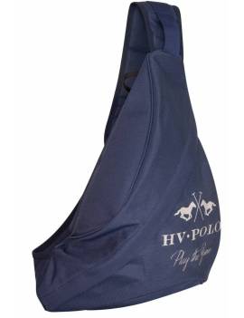 mochila bandolera para casco equitación hv polo azul marino