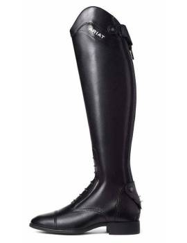 lateral botas altas equitación con cordones negras ariat palisade
