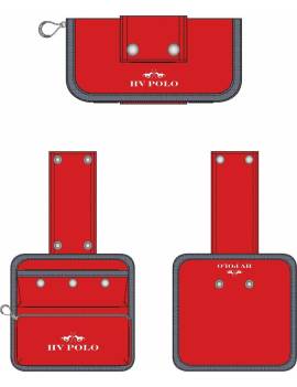Riñonera para móvil HV POLO rojo
