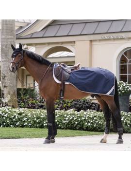 manta riñonera trabajo caballo horseware azul marino