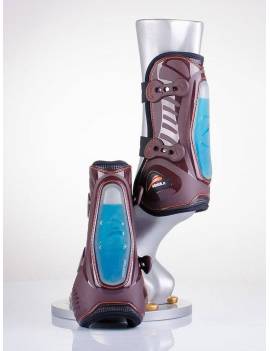 protectores delantero caballo gel azul equick eshock