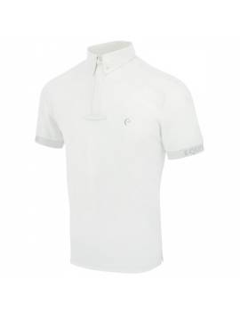 Polo de competición niño EQUITHÈME Wellington vista frontal