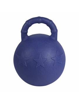Pelota Fun Ball para caballo con aroma azul, juguete para caballos con asa