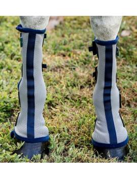 vista delantera protectores antimoscas caballo horseware
